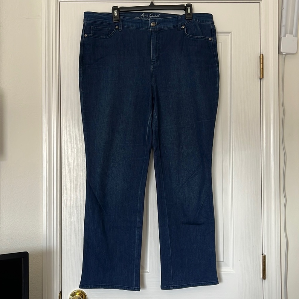 Gloria Vanderbilt, Rail Straight, size 16